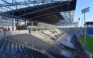 Poland: Stadium's construction in Szczecin is nearing the finish line