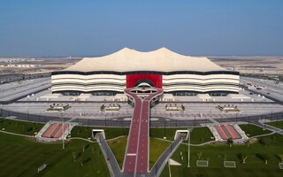 New stadium: Desert tent from Qatar finally ready