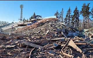 Ukraine: Two stadiums under fire in Chernihiv