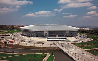 Ukraine: Shakhtar Donetsk stadium damaged during the war