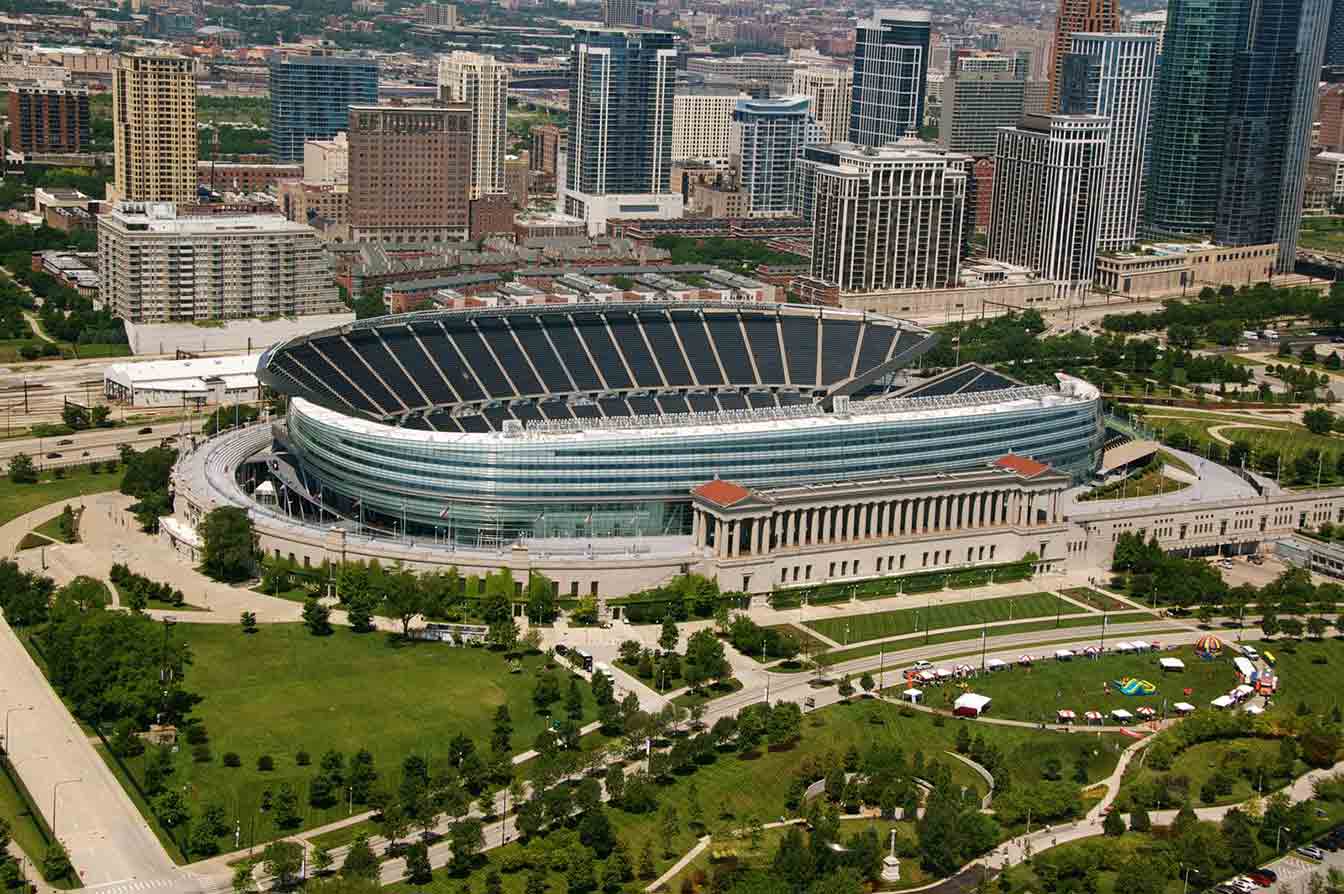 Soldier Field - Home of the Chicago Bears  Chicago bears, Chicago  architecture, Chicago