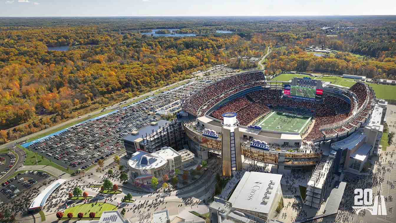 Gillette Stadium, New England Patriots football stadium - Stadiums of Pro  Football