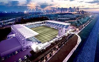 USA: Kansas City Current with visuals of new stadium