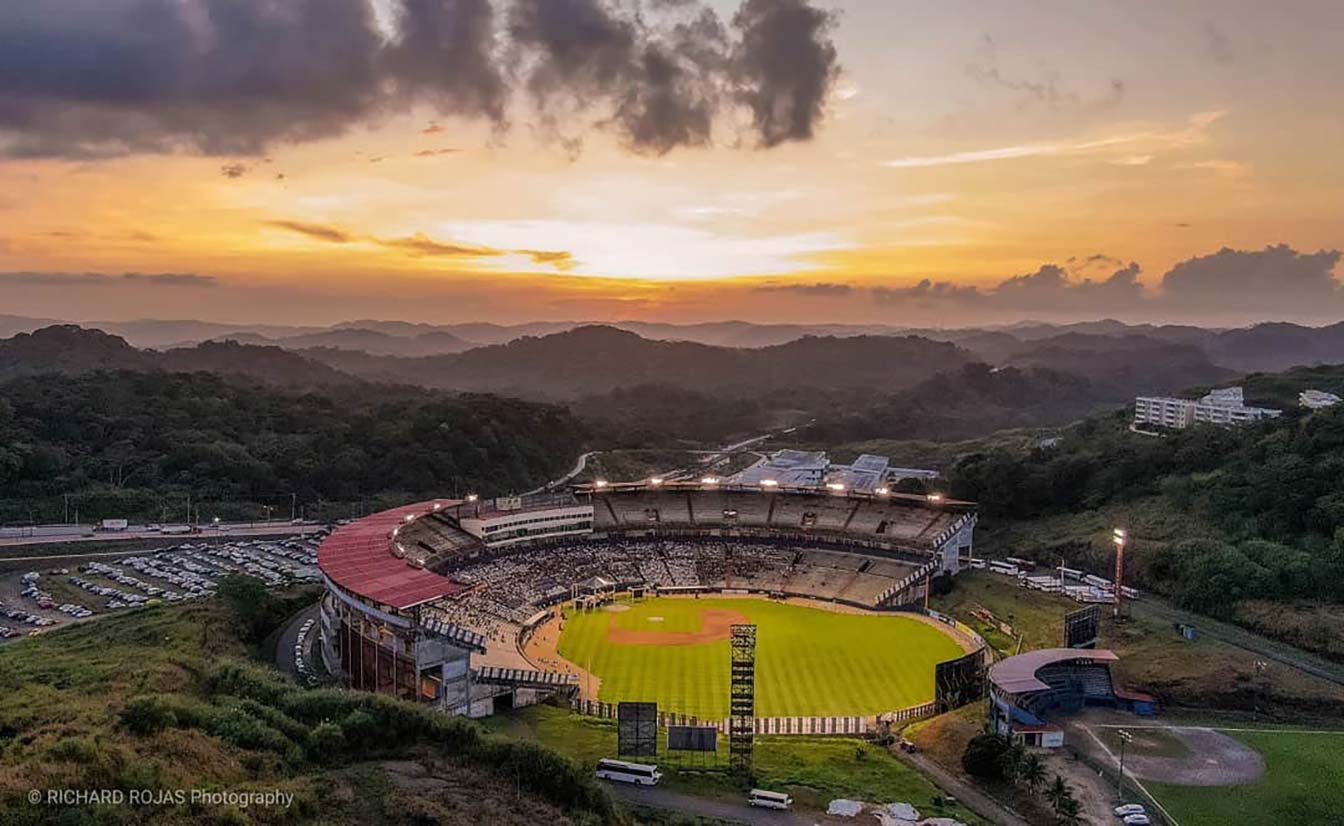 The Rod Carew National Stadium opens to the media before the start of the  baseball season after it underwent repairs during the COVID-19 pandemic in  Panama City, Tuesday, Sept. 20, 2022. Panama