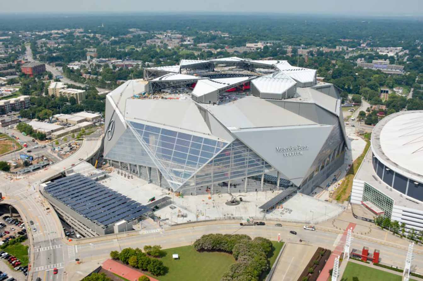 How Atlanta's Mercedes-Benz Stadium helps combat the city's flood problems