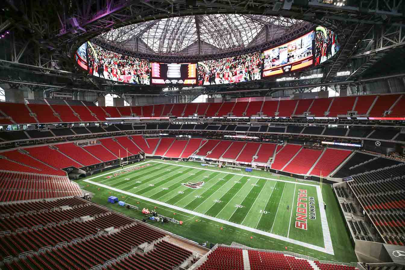 Falcons Atlanta United new jobs at Mercedes Benz Stadium Atlanta