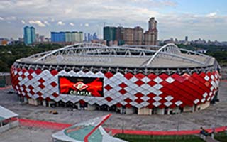 Newly-built home ground of Spartak Moscow