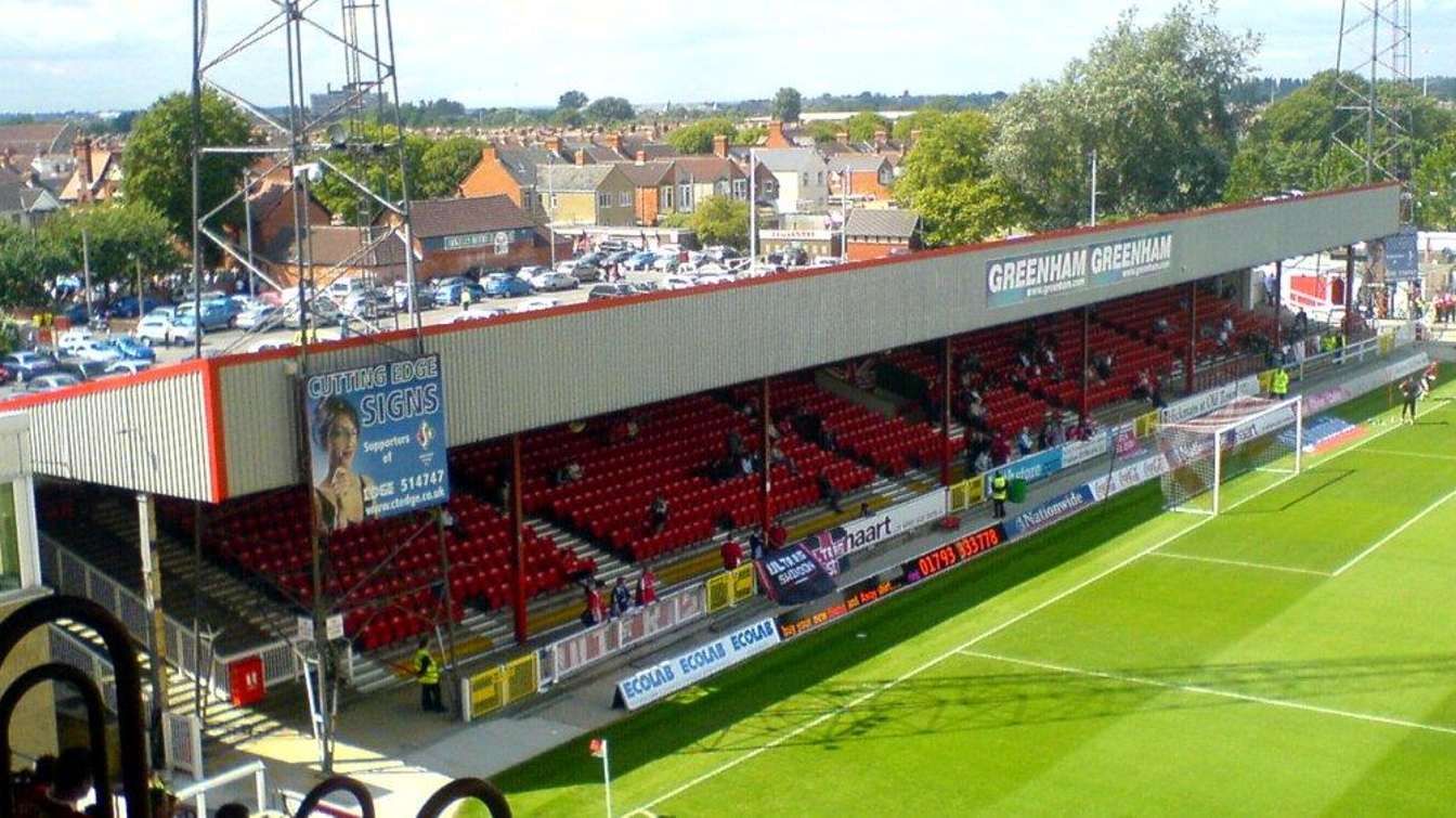 County Grounds - view from the stand behind the goal