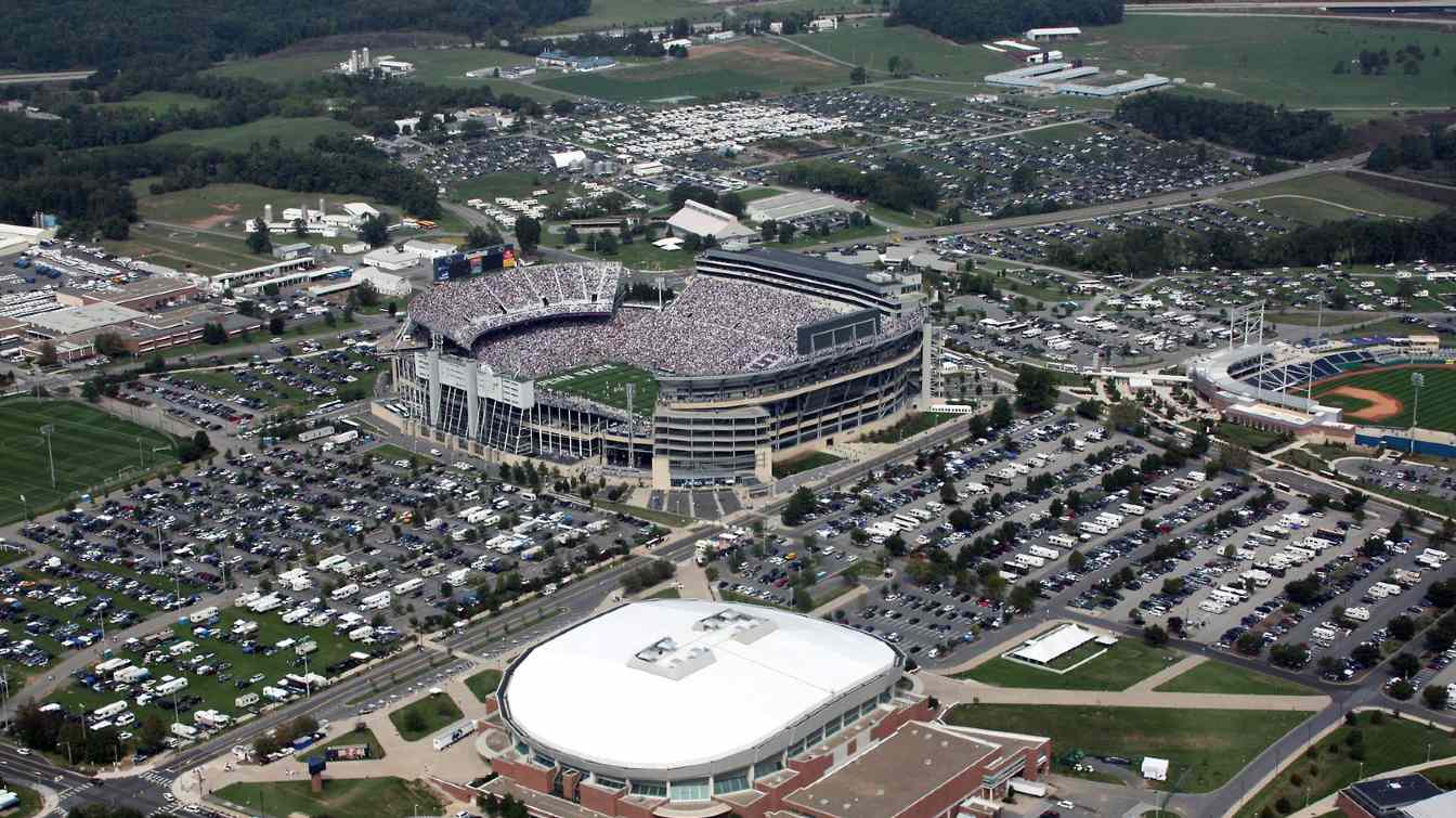 Beaver Stadium - birdeye view