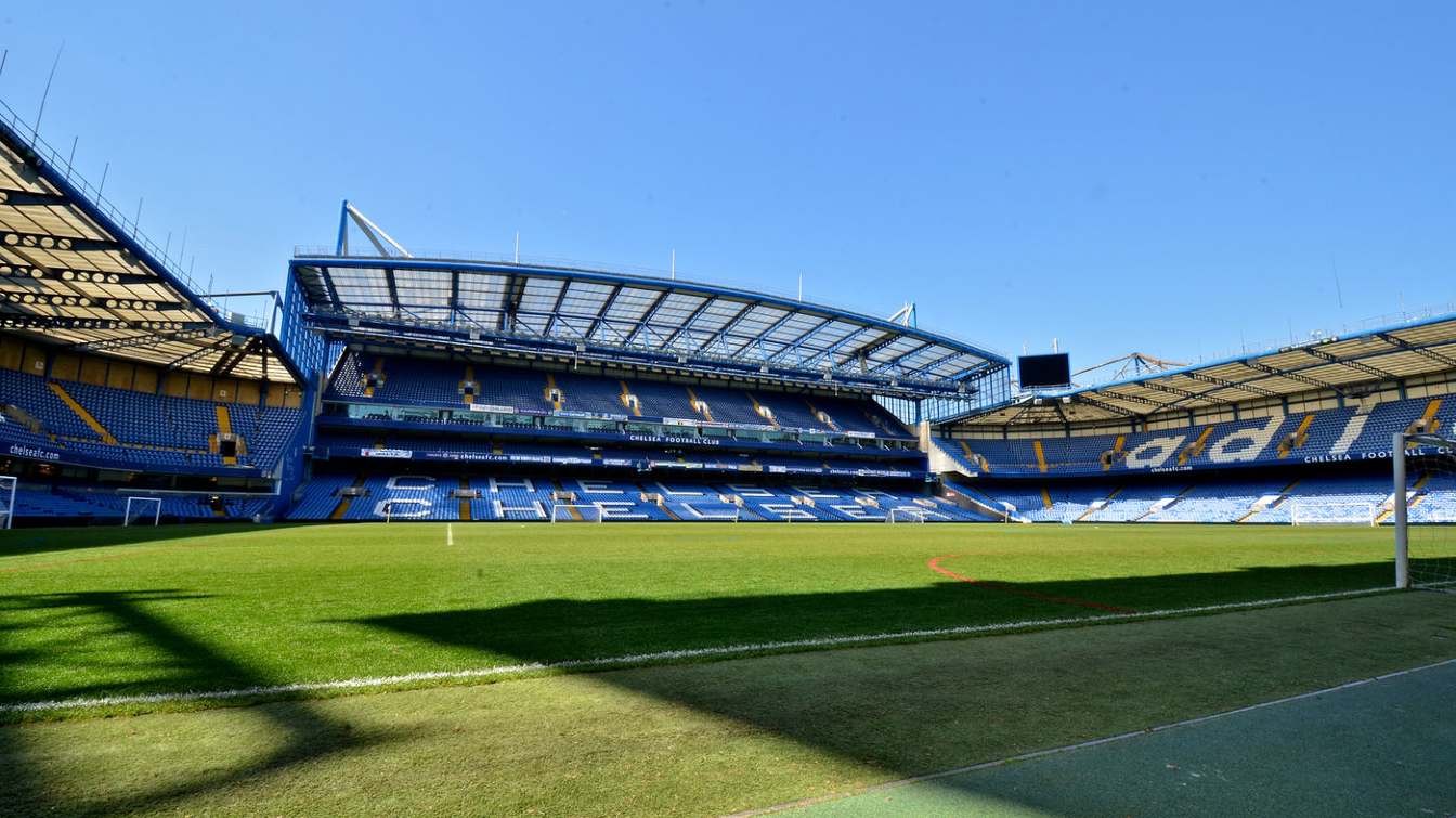 Stamford Bridge - view of empty stands