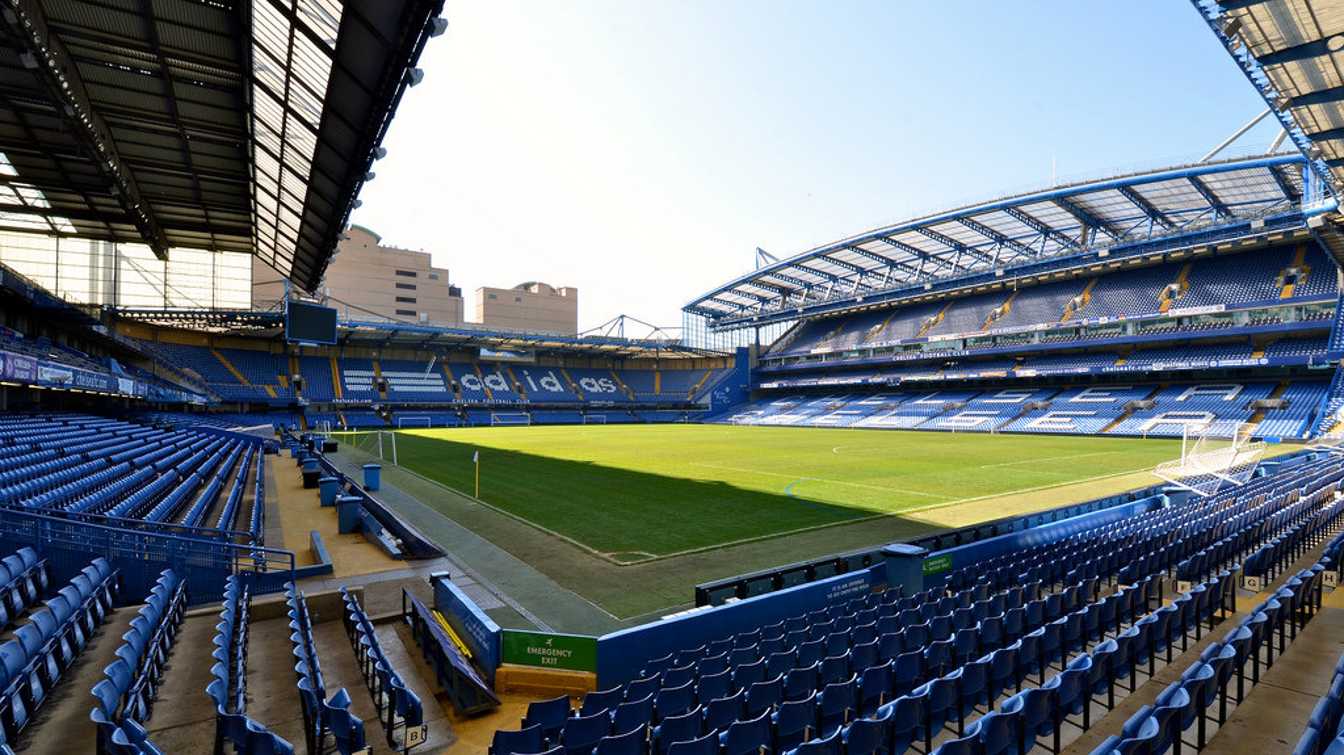 Stamford Bridge - view of empty stands