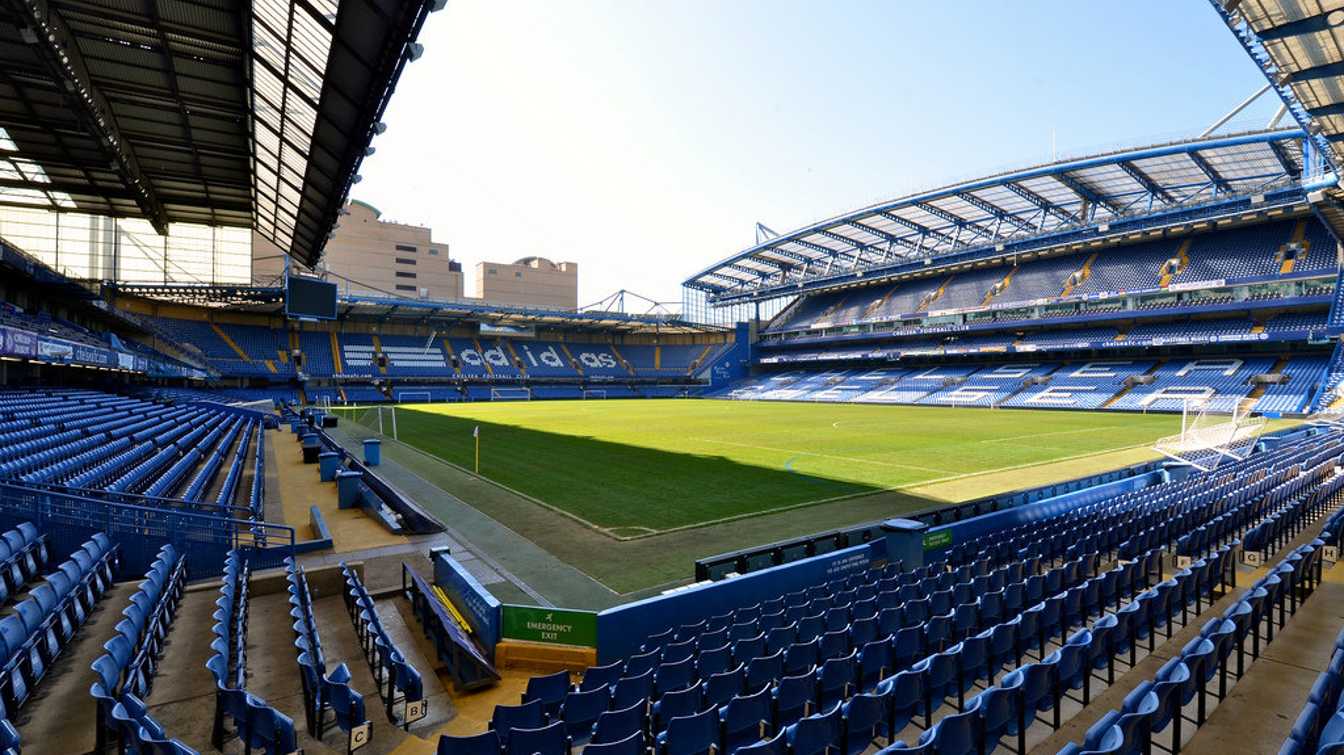 Stamford Bridge - view of empty stands