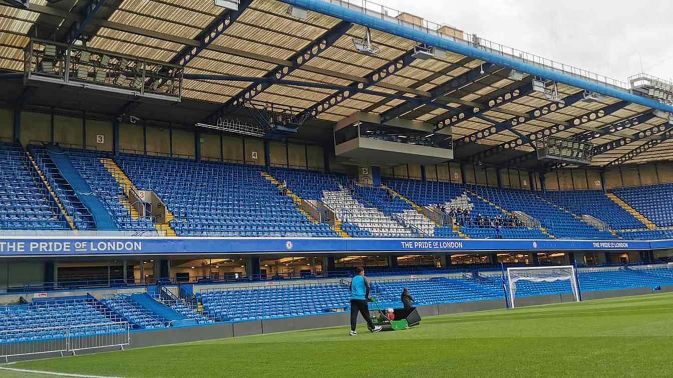 Stamford Bridge - view of empty stands