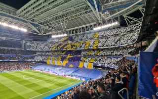 Spain: Why are the lower sections still covered at Bernabeu?