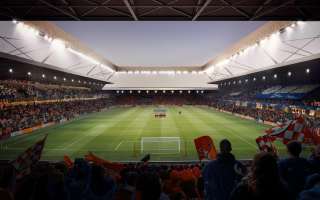 England: Luton with promotion and new stadium design