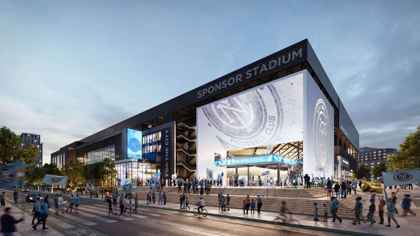 New rendering of stadium for NYCFC 