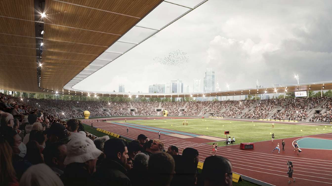 New stadium in Warsaw