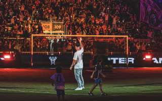 USA: Leo Messi presented to a packed Inter Miami stadium