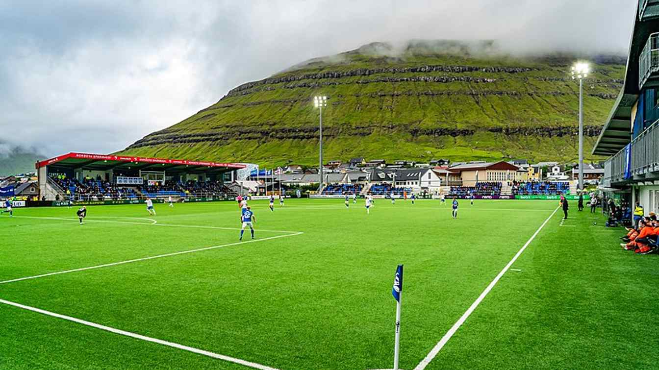 Stadium in Klaksvik