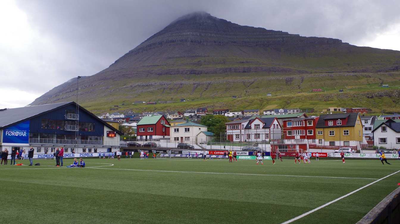 Stadium in Klaksvik