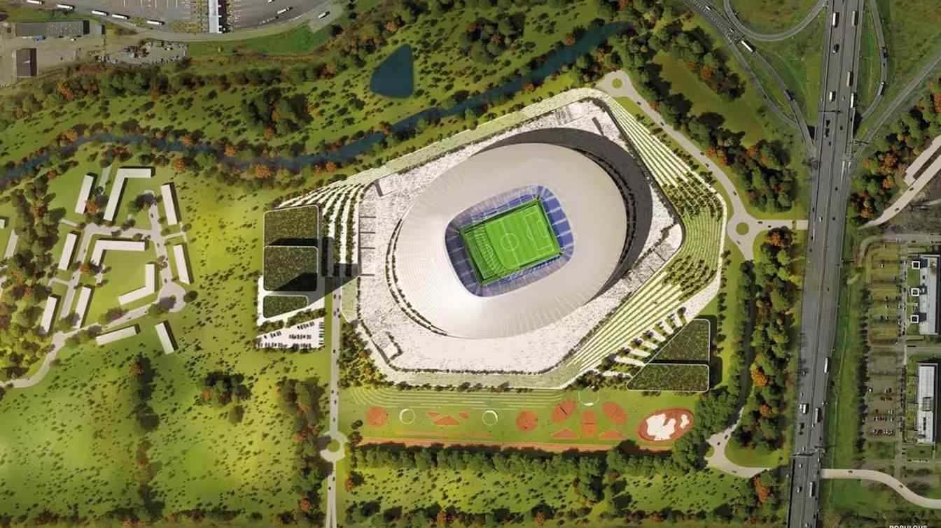 Visualisation of new stadium for Inter