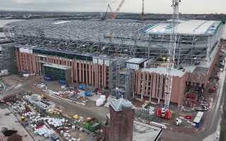 England: Work progressing at Everton Stadium