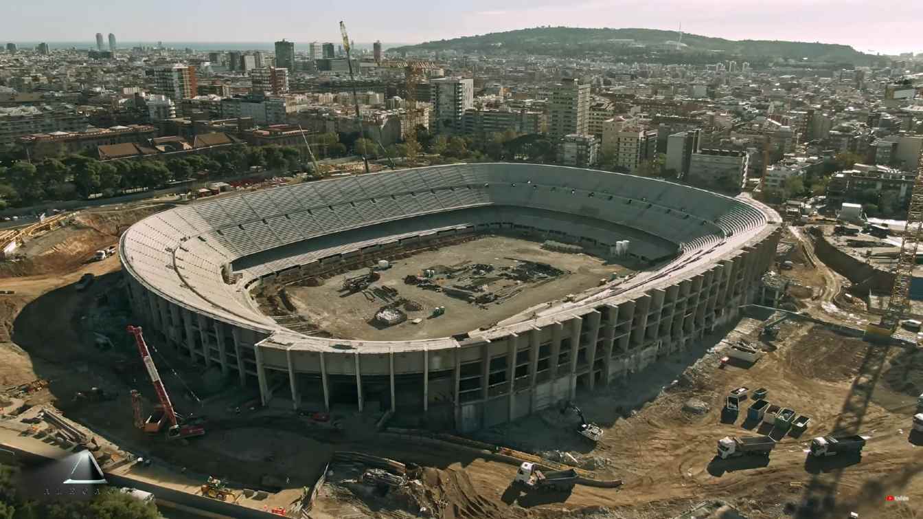 Camp Nou construction