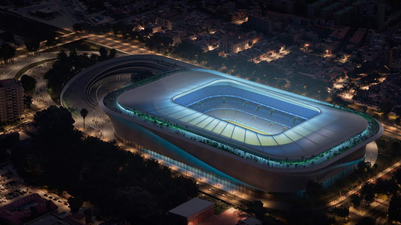 Design of Estadio La Rosaleda