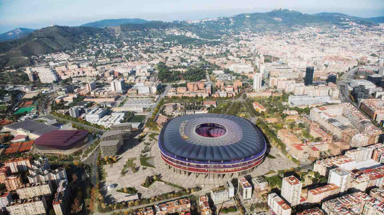 Design of Camp Nou Stadium
