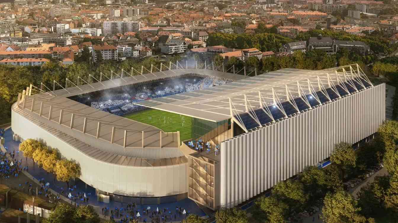 Design of Stade de la Meinau