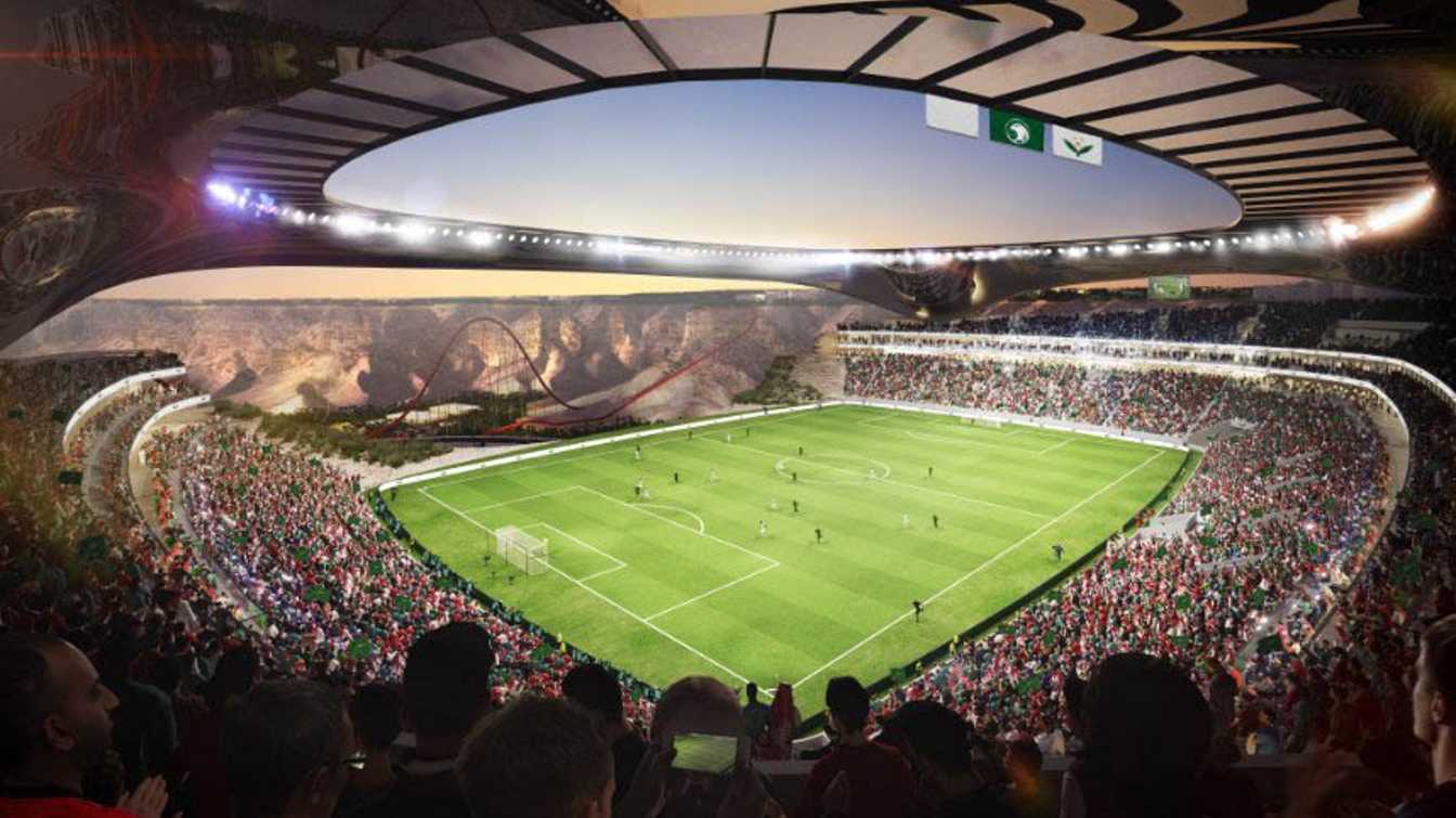 Design of Qiddiya Stadium