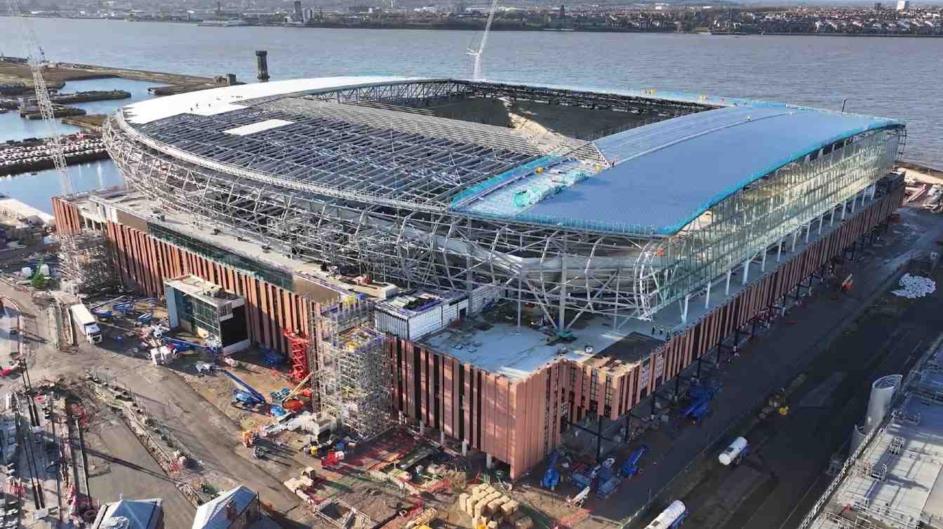 Everton Stadium construction