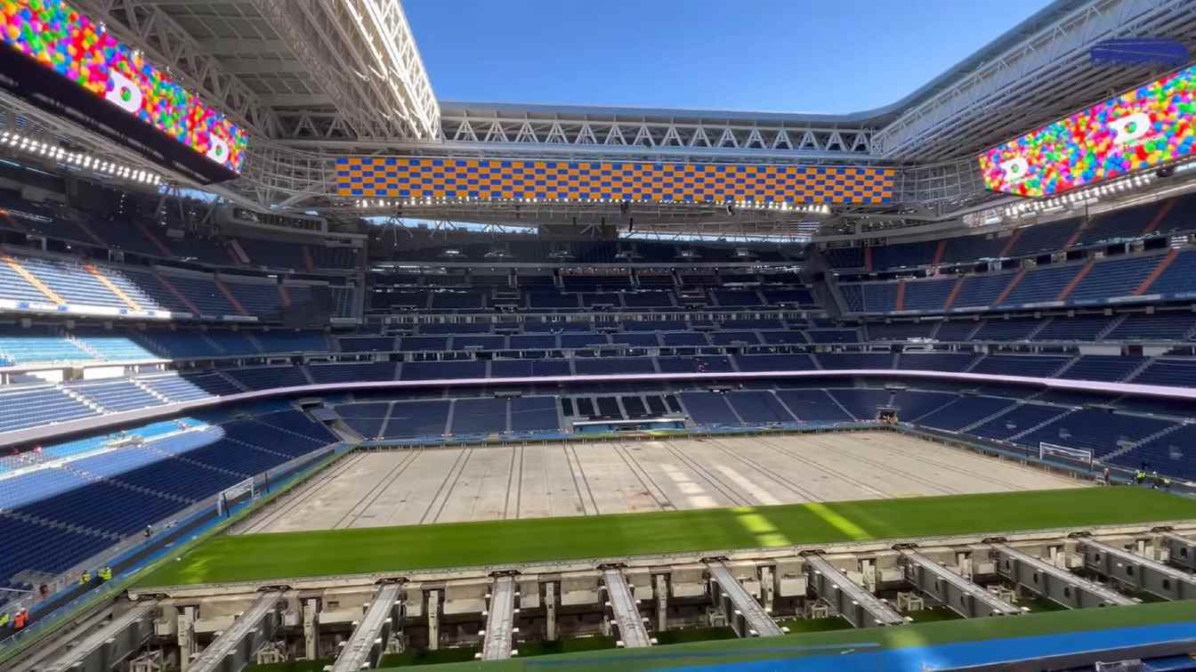 Construction of Estadio Santiago Bernabéu