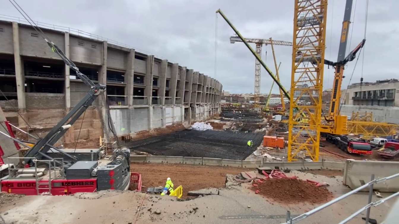 Construction of Camp Nou