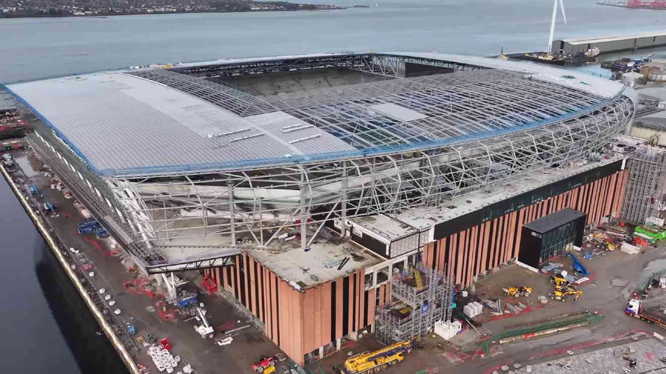 Construction of Everton Stadium 