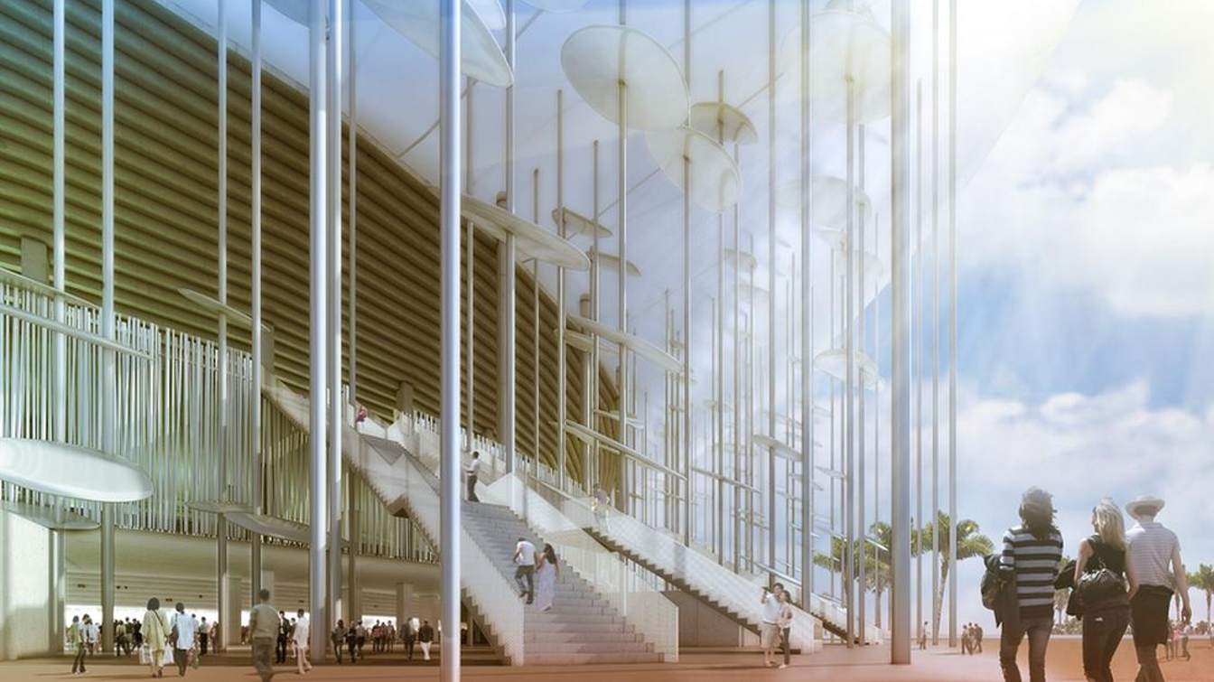 Design of Grand Stade de Casablanca (|)