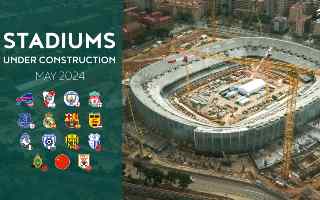YouTube: World Stadiums Under Construction (May 2024)