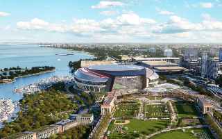 USA: Stadium and glass? Spectacular project along Lake Michigan