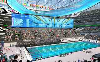 USA: Swimming pool at SoFi Stadium during 2028 Olympic Games in Los Angeles?