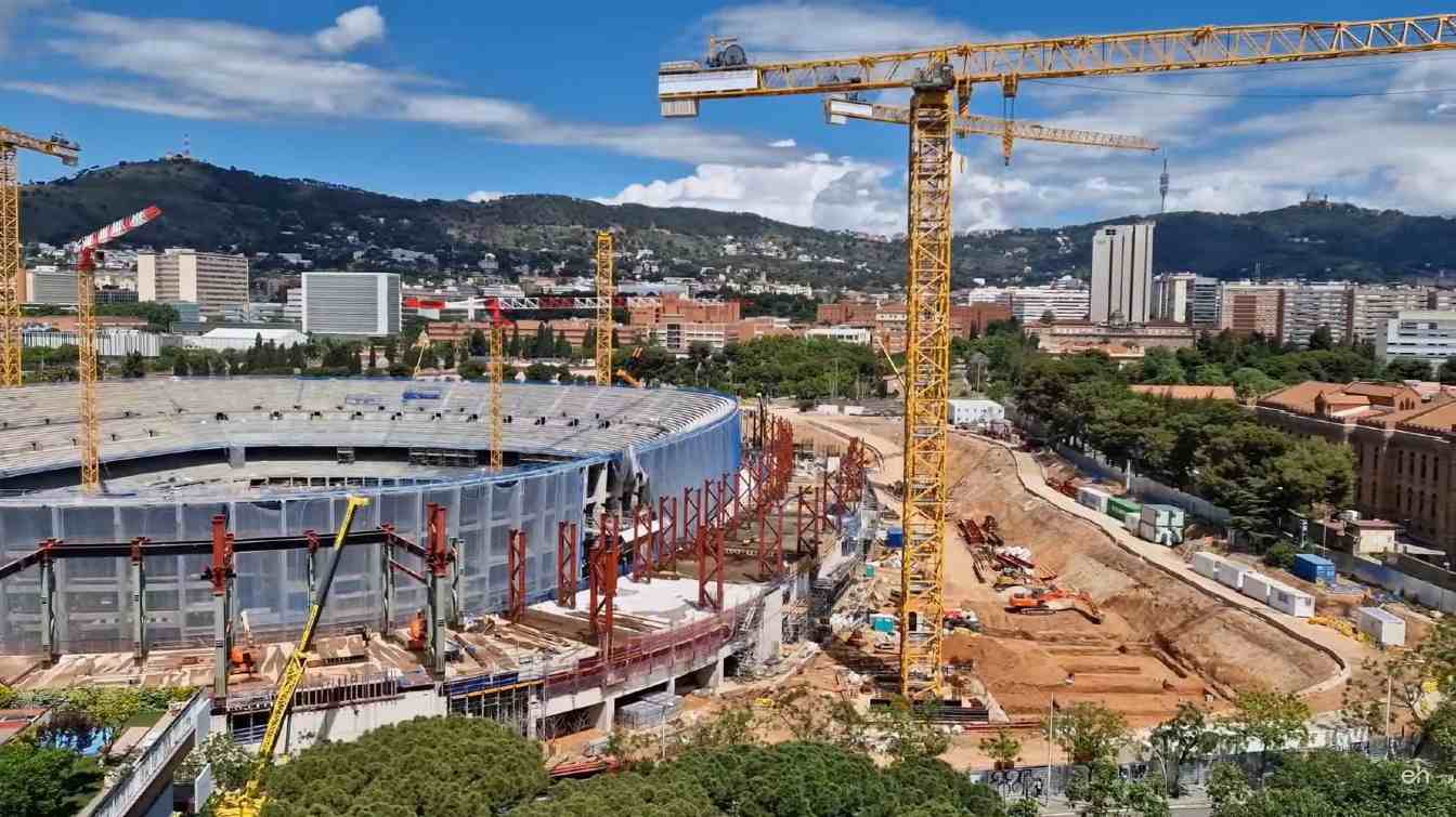 Construction of Spotify Camp Nou