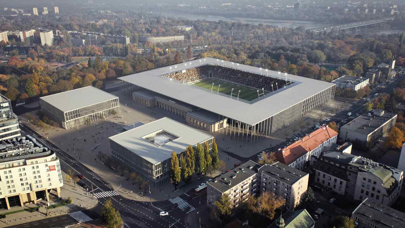 Projekt Stadionu Polonii Warszawa