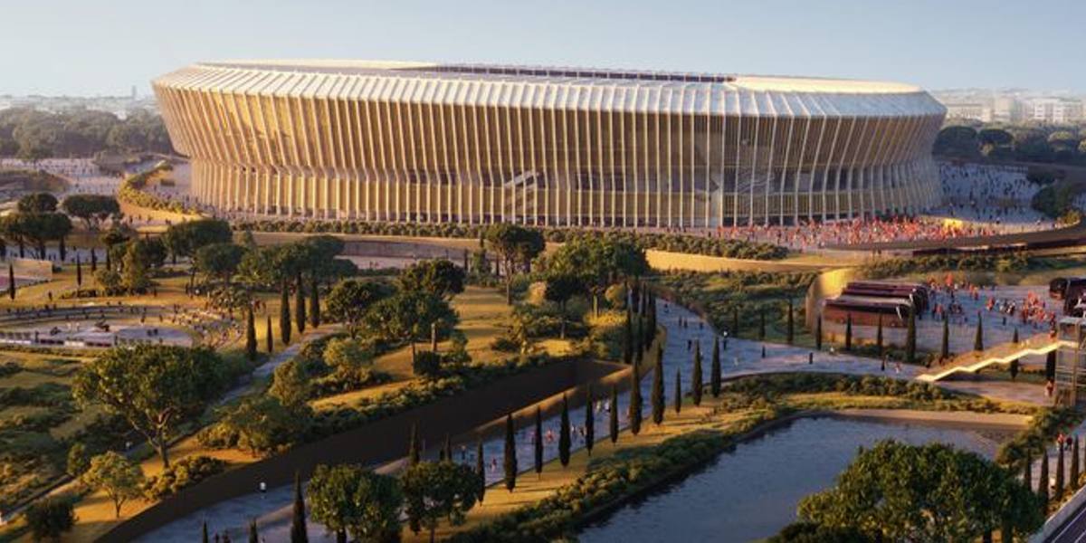 Italy: AS Roma reveals design for new stadium!