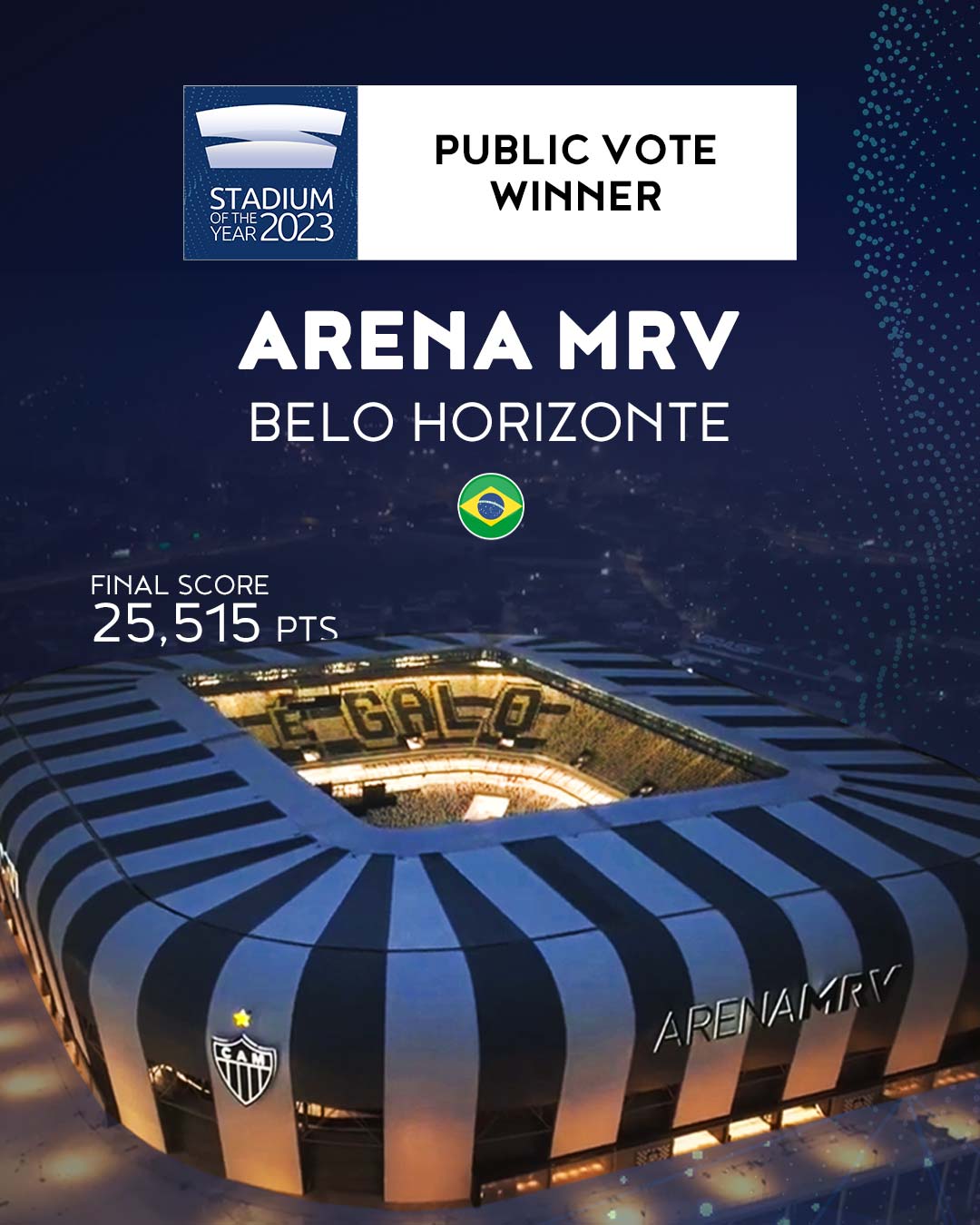 Arena MRV is Stadium of the Year 2023
