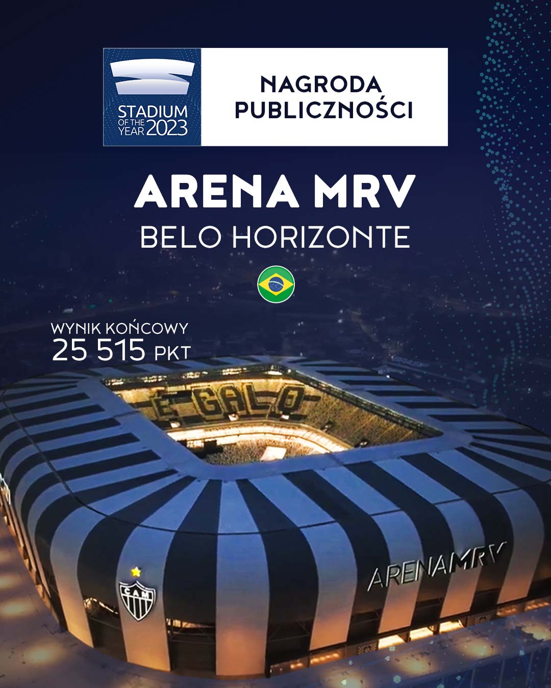 Arena MRV zwycięża Stadium of the Year 2023