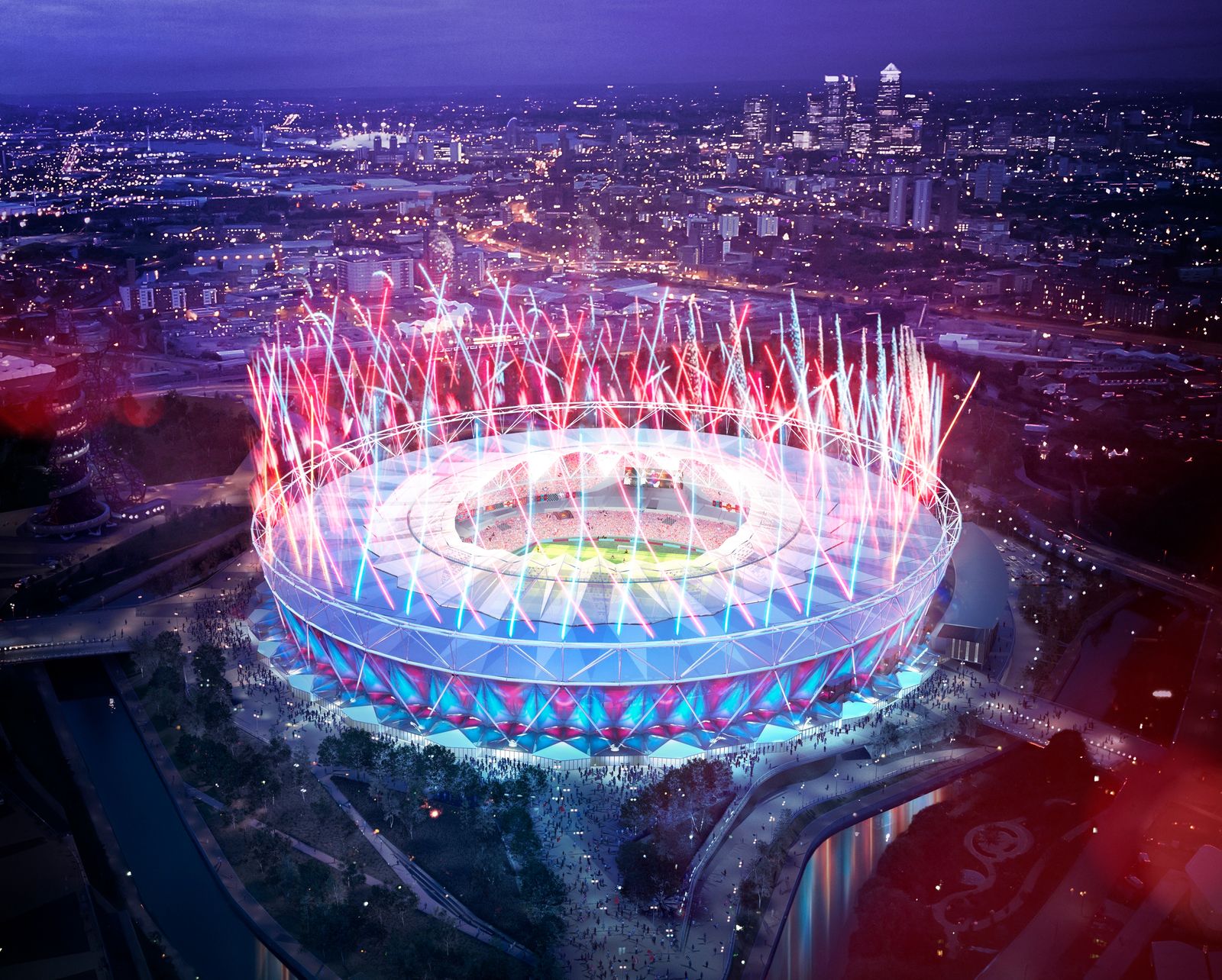 london olympic stadium design