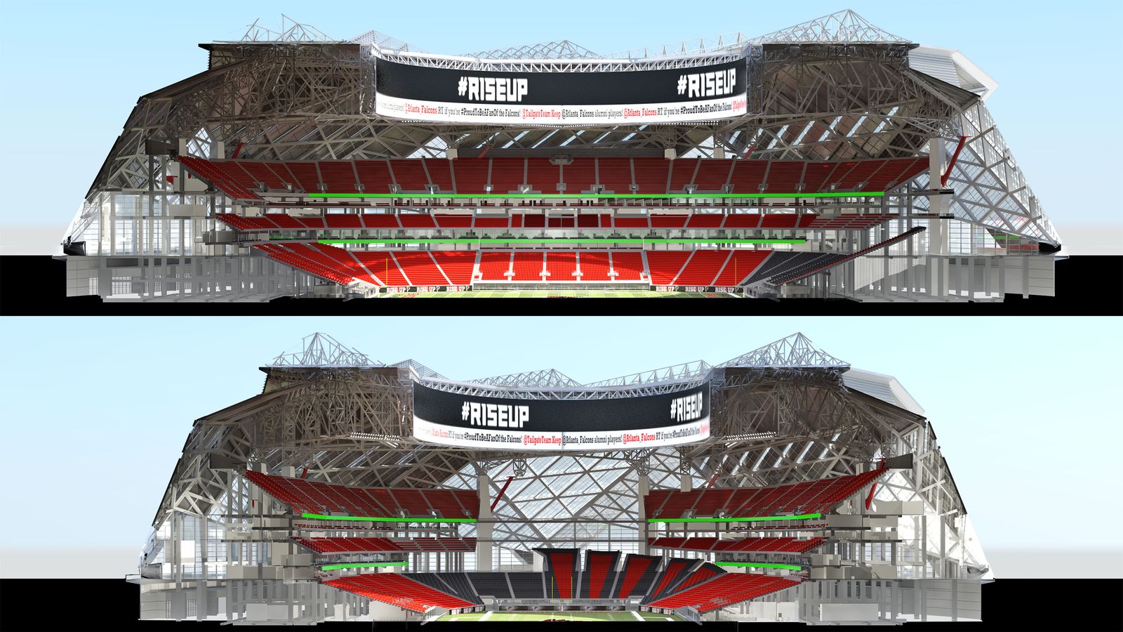 new falcons stadium design
