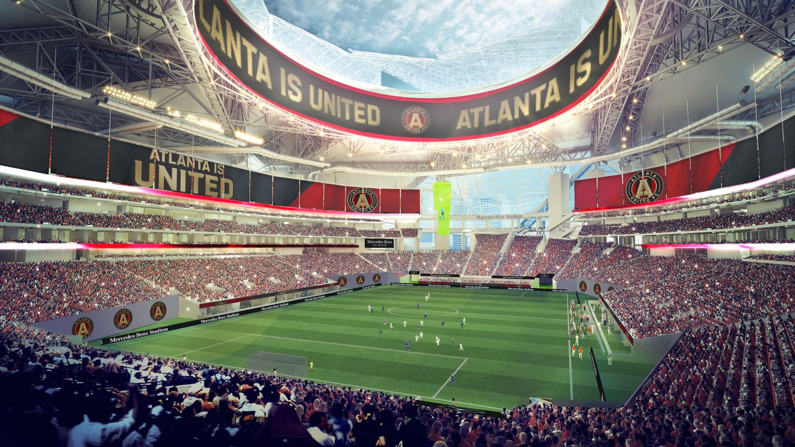 How Mercedes-Benz Stadium was designed for soccer, too