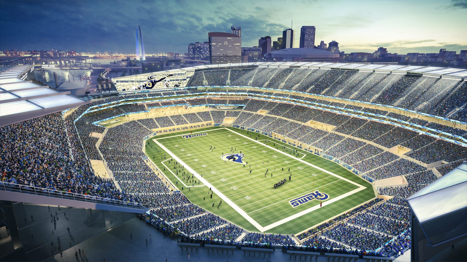 Latest renders of NFL 'stadium of the future'