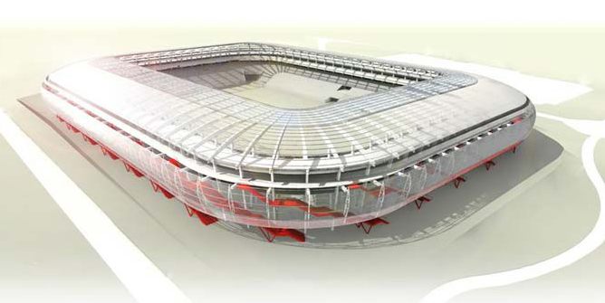 Stade Gaston Gerard Stadium Dijon | 3D model