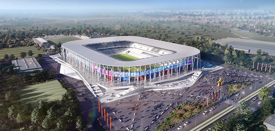 General view of Poljud stadium during UEFA Conference League Third